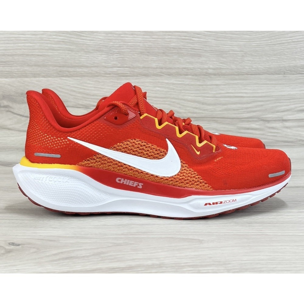 Nike Kansas City Chiefs NFL Air Zoom Pegasus 41 nby FZ5079-600 Shoe Men Sz 9